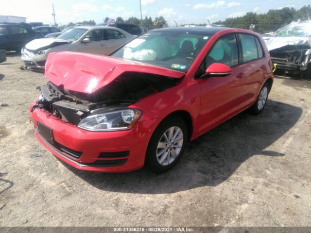 Photo 1 VIN: 3VW217AUXGM035729 - VOLKSWAGEN GOLF 