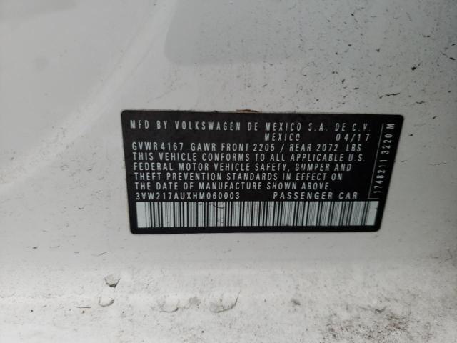 Photo 11 VIN: 3VW217AUXHM060003 - VOLKSWAGEN GOLF 