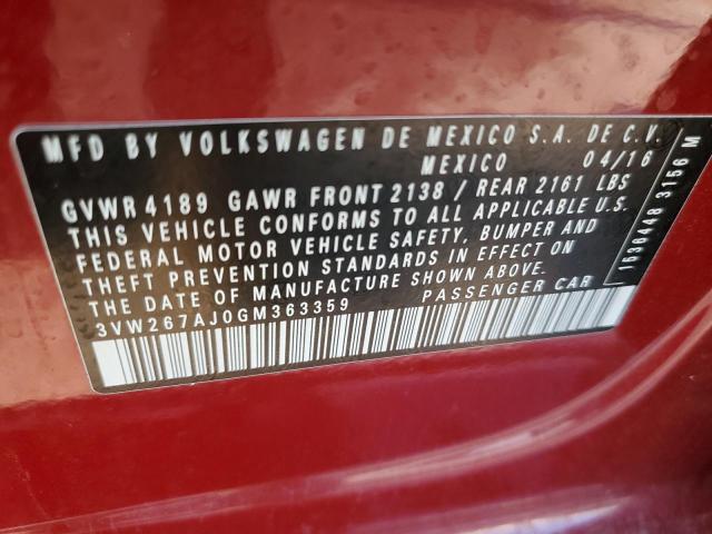 Photo 11 VIN: 3VW267AJ0GM363359 - VOLKSWAGEN JETTA S 