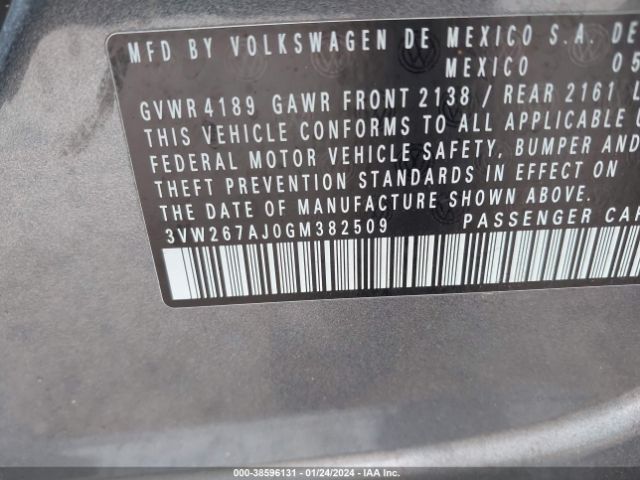 Photo 8 VIN: 3VW267AJ0GM382509 - VOLKSWAGEN JETTA 