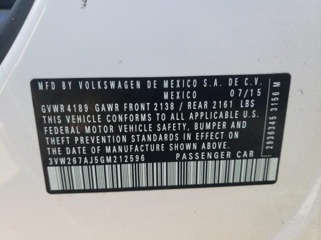 Photo 9 VIN: 3VW267AJ5GM212596 - VOLKSWAGEN JETTA 