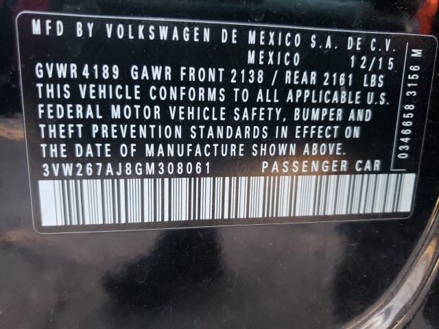 Photo 9 VIN: 3VW267AJ8GM308061 - VOLKSWAGEN JETTA S 