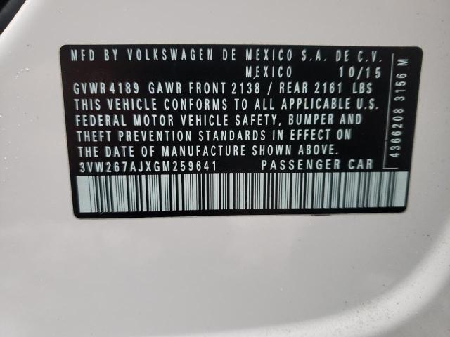 Photo 9 VIN: 3VW267AJXGM259641 - VOLKSWAGEN JETTA 