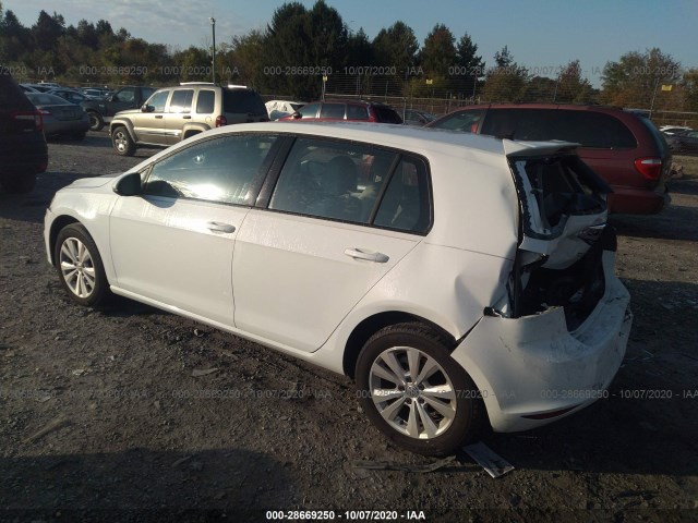 Photo 2 VIN: 3VW2A7AU5FM036611 - VOLKSWAGEN GOLF 