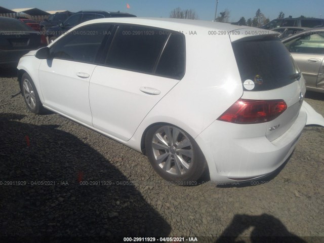 Photo 2 VIN: 3VW2A7AU6FM053756 - VOLKSWAGEN GOLF 