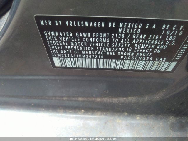 Photo 8 VIN: 3VW2B7AJ1HM267219 - VOLKSWAGEN JETTA 