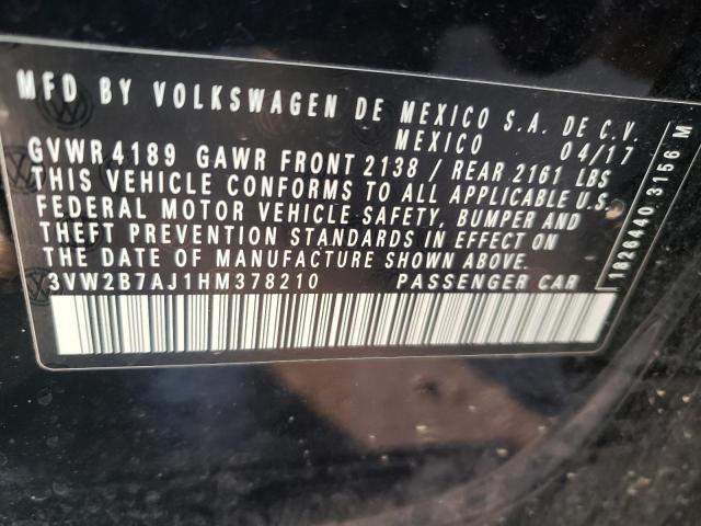 Photo 9 VIN: 3VW2B7AJ1HM378210 - VOLKSWAGEN JETTA S 