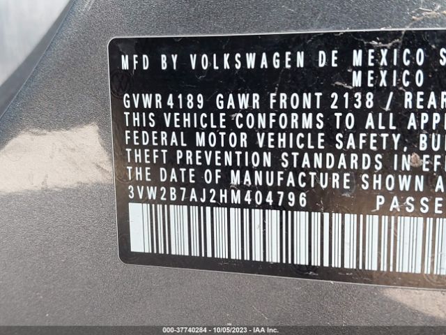 Photo 8 VIN: 3VW2B7AJ2HM404796 - VOLKSWAGEN JETTA 