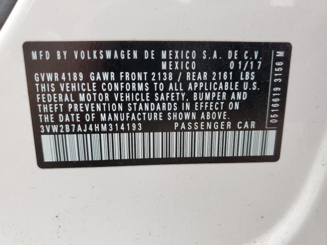 Photo 12 VIN: 3VW2B7AJ4HM314193 - VOLKSWAGEN JETTA 