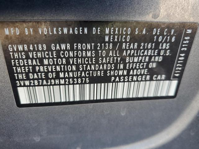 Photo 9 VIN: 3VW2B7AJ9HM253875 - VOLKSWAGEN JETTA S 