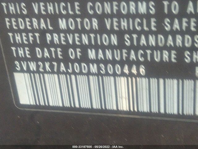 Photo 8 VIN: 3VW2K7AJ0DM300446 - VOLKSWAGEN JETTA SEDAN 