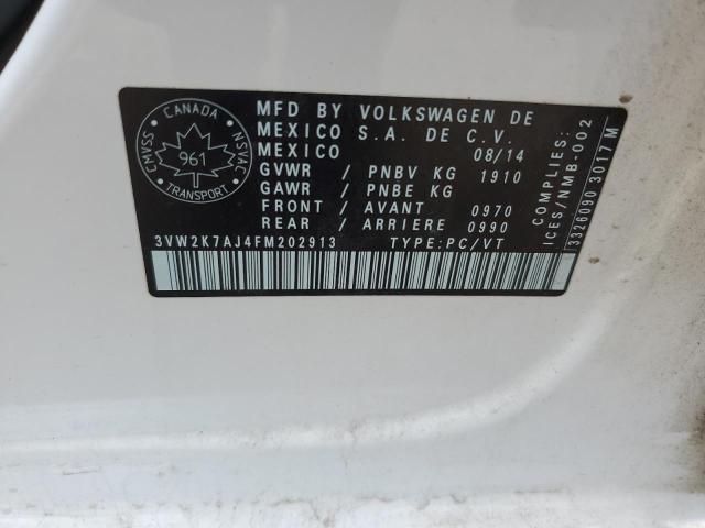 Photo 12 VIN: 3VW2K7AJ4FM202913 - VOLKSWAGEN JETTA BASE 