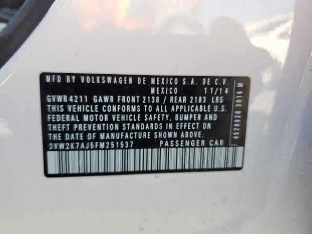 Photo 11 VIN: 3VW2K7AJ5FM251537 - VOLKSWAGEN JETTA BASE 