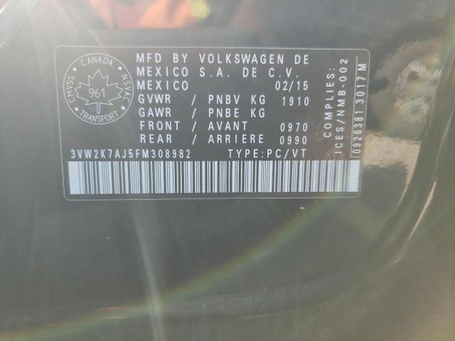 Photo 11 VIN: 3VW2K7AJ5FM308982 - VOLKSWAGEN JETTA BASE 