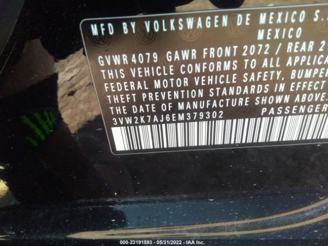 Photo 8 VIN: 3VW2K7AJ6EM379302 - VOLKSWAGEN JETTA SEDAN 