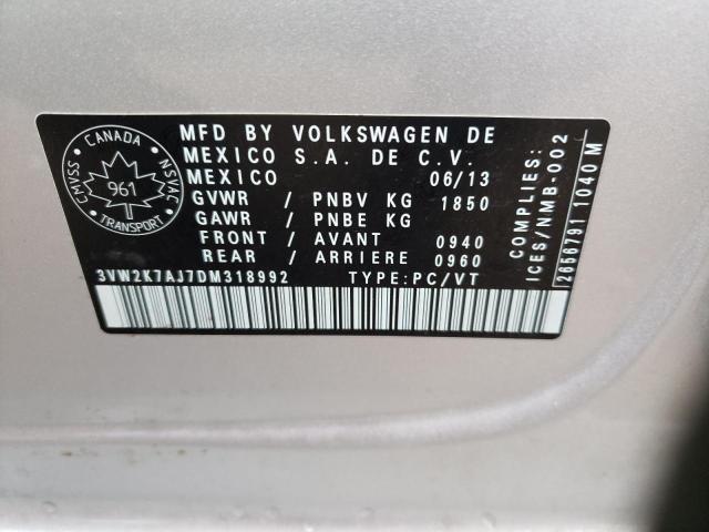 Photo 11 VIN: 3VW2K7AJ7DM318992 - VOLKSWAGEN JETTA BASE 