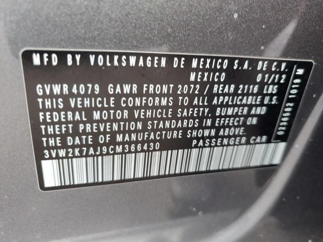 Photo 11 VIN: 3VW2K7AJ9CM366430 - VOLKSWAGEN JETTA 