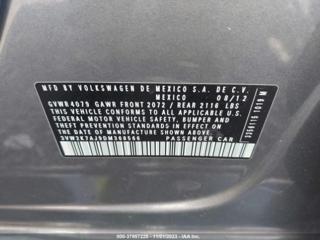 Photo 8 VIN: 3VW2K7AJ9DM368566 - VOLKSWAGEN JETTA 