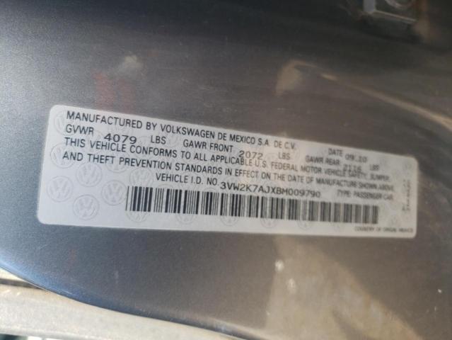 Photo 12 VIN: 3VW2K7AJXBM009790 - VOLKSWAGEN JETTA BASE 