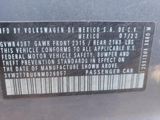 Photo 11 VIN: 3VW2T7BU0NM026057 - VOLKSWAGEN JETTA GLI 