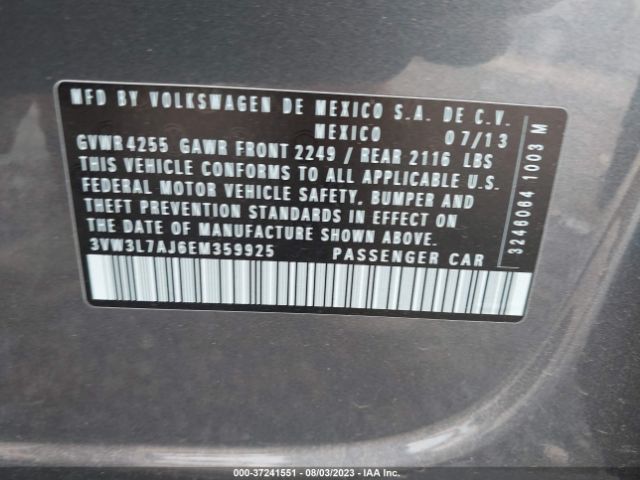 Photo 8 VIN: 3VW3L7AJ6EM359925 - VOLKSWAGEN JETTA 