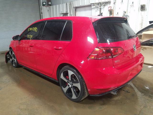 Photo 2 VIN: 3VW447AU0HM075853 - VOLKSWAGEN GOLF 