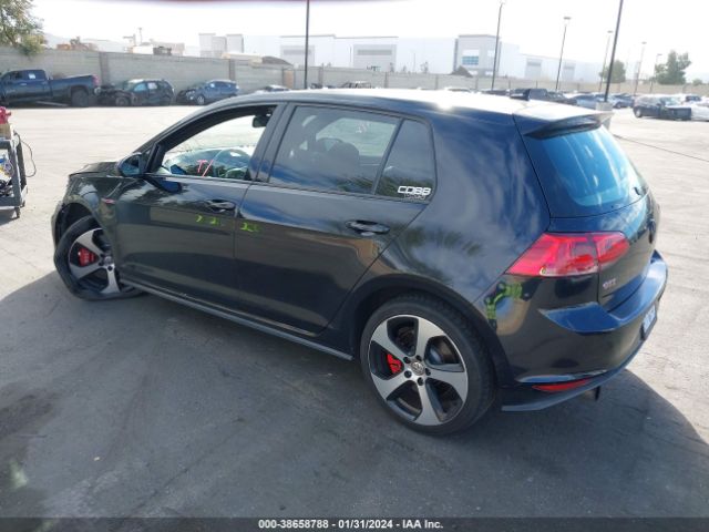 Photo 2 VIN: 3VW447AU1HM006413 - VOLKSWAGEN GOLF 