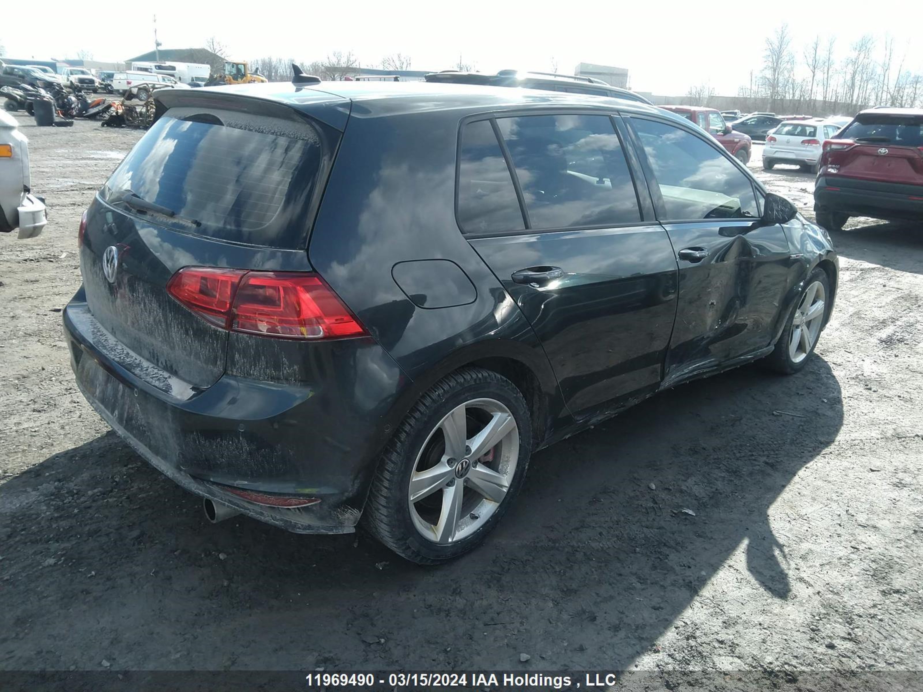 Photo 3 VIN: 3VW447AU3HM049196 - VOLKSWAGEN GOLF 