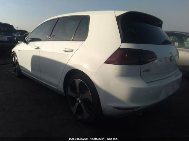 Photo 2 VIN: 3VW447AUXHM031813 - VOLKSWAGEN GOLF 