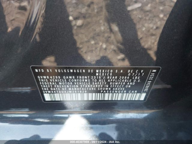 Photo 8 VIN: 3VW447AUXJM251829 - VOLKSWAGEN GOLF 