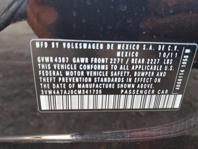 Photo 11 VIN: 3VW4A7AJ0CM341735 - VOLKSWAGEN JETTA 