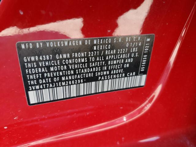 Photo 11 VIN: 3VW4T7AJ1EM266296 - VOLKSWAGEN JETTA 