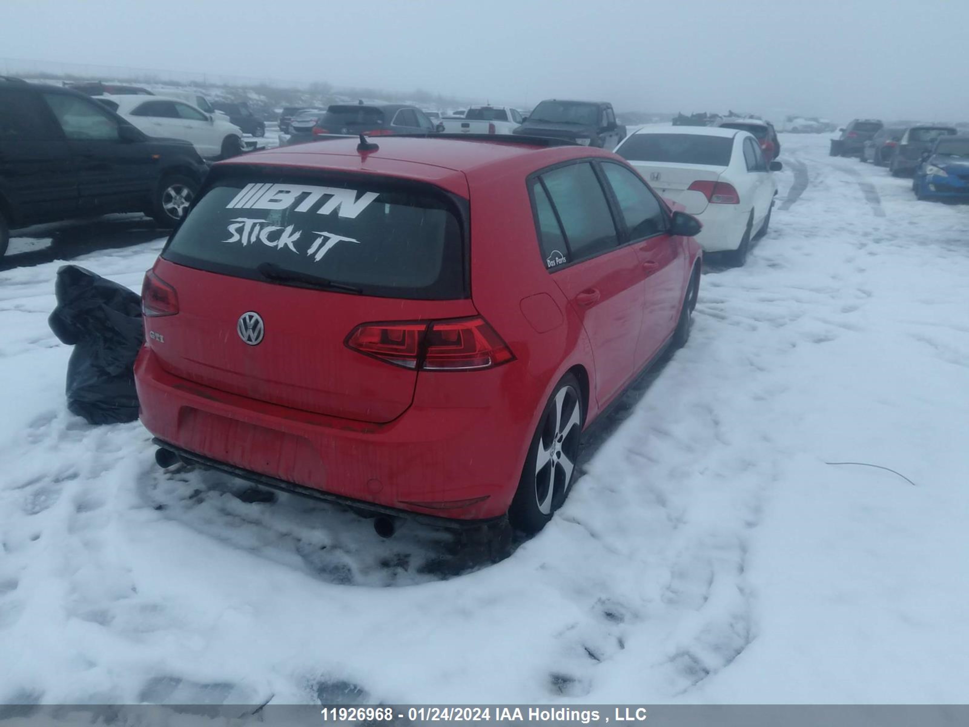 Photo 3 VIN: 3VW4T7AU4FM004087 - VOLKSWAGEN GOLF 