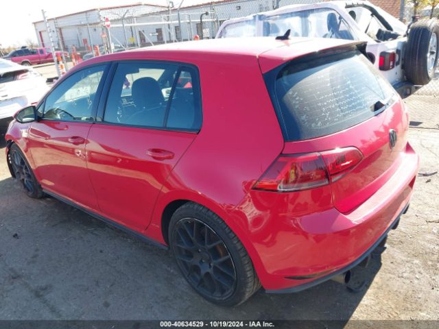 Photo 2 VIN: 3VW4T7AU9GM021176 - VOLKSWAGEN GOLF 