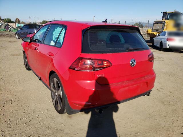 Photo 2 VIN: 3VW547AU9HM003618 - VOLKSWAGEN GTI SPORT 