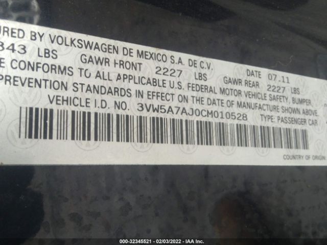 Photo 8 VIN: 3VW5A7AJ0CM010528 - VOLKSWAGEN GLI 