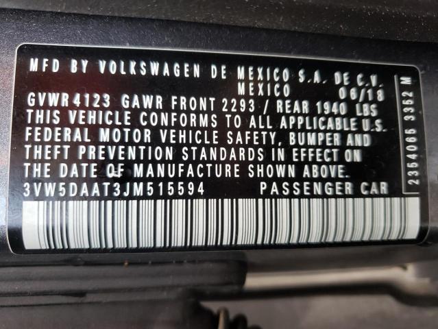 Photo 9 VIN: 3VW5DAAT3JM515594 - VOLKSWAGEN BEETLE S 