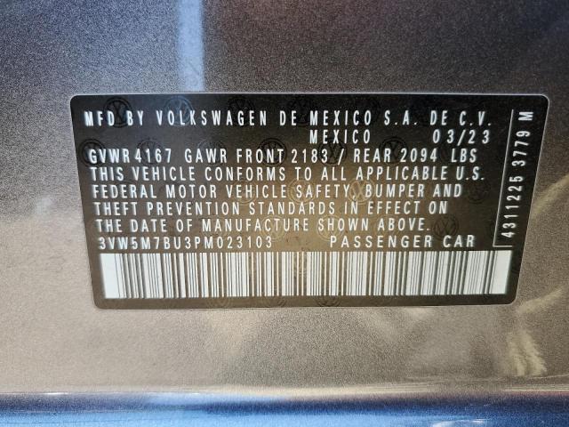 Photo 12 VIN: 3VW5M7BU3PM023103 - VOLKSWAGEN JETTA S 