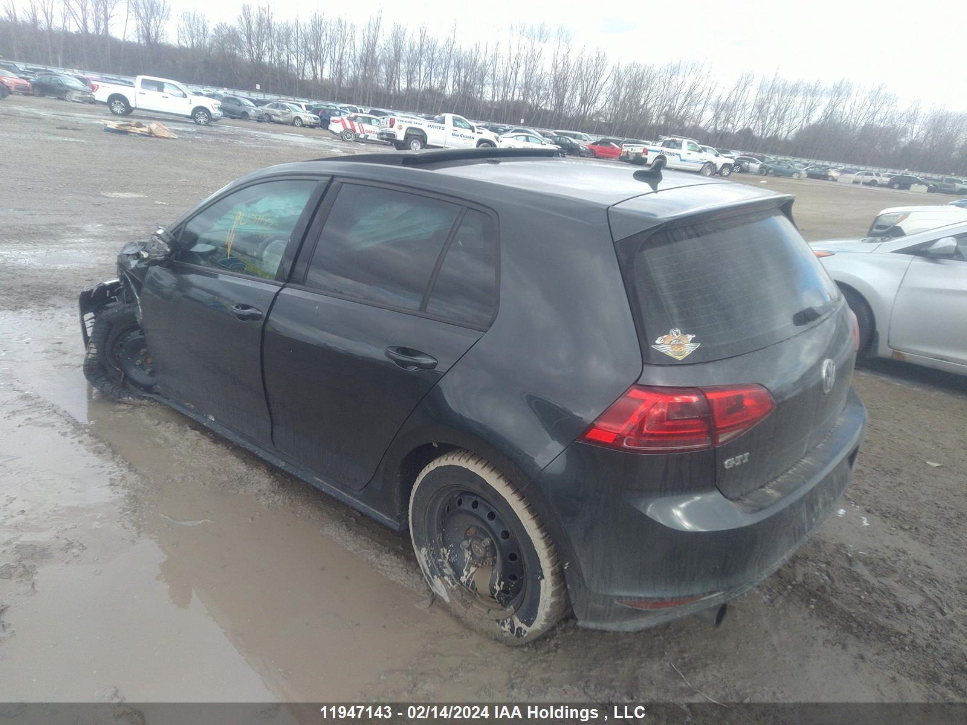 Photo 2 VIN: 3VW5T7AU3FM005395 - VOLKSWAGEN GOLF 