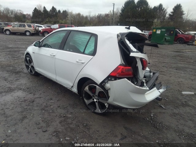 Photo 2 VIN: 3VW5T7AU5HM031726 - VOLKSWAGEN GOLF 