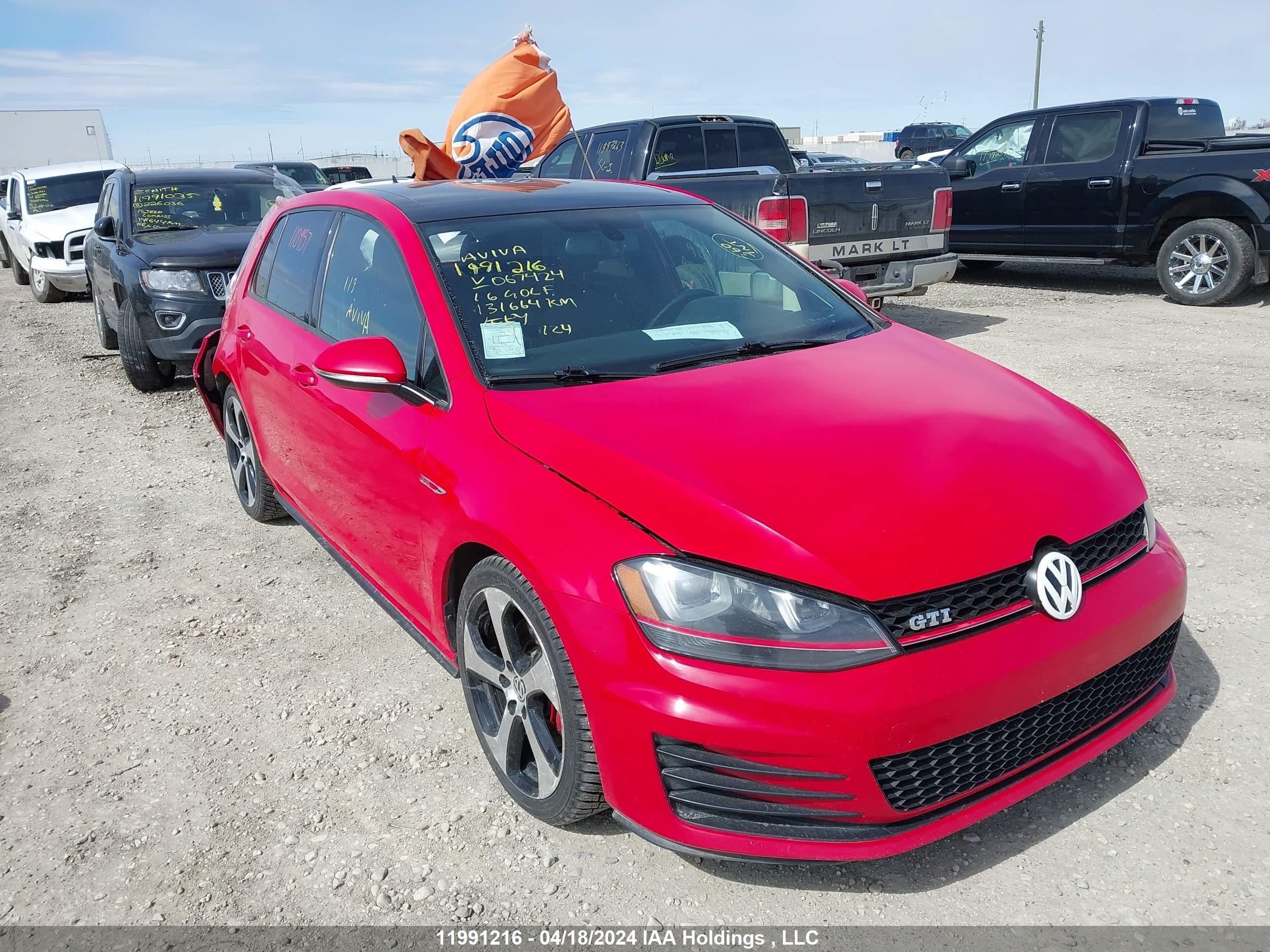 Photo 0 VIN: 3VW5T7AU6GM067424 - VOLKSWAGEN GOLF GTI 