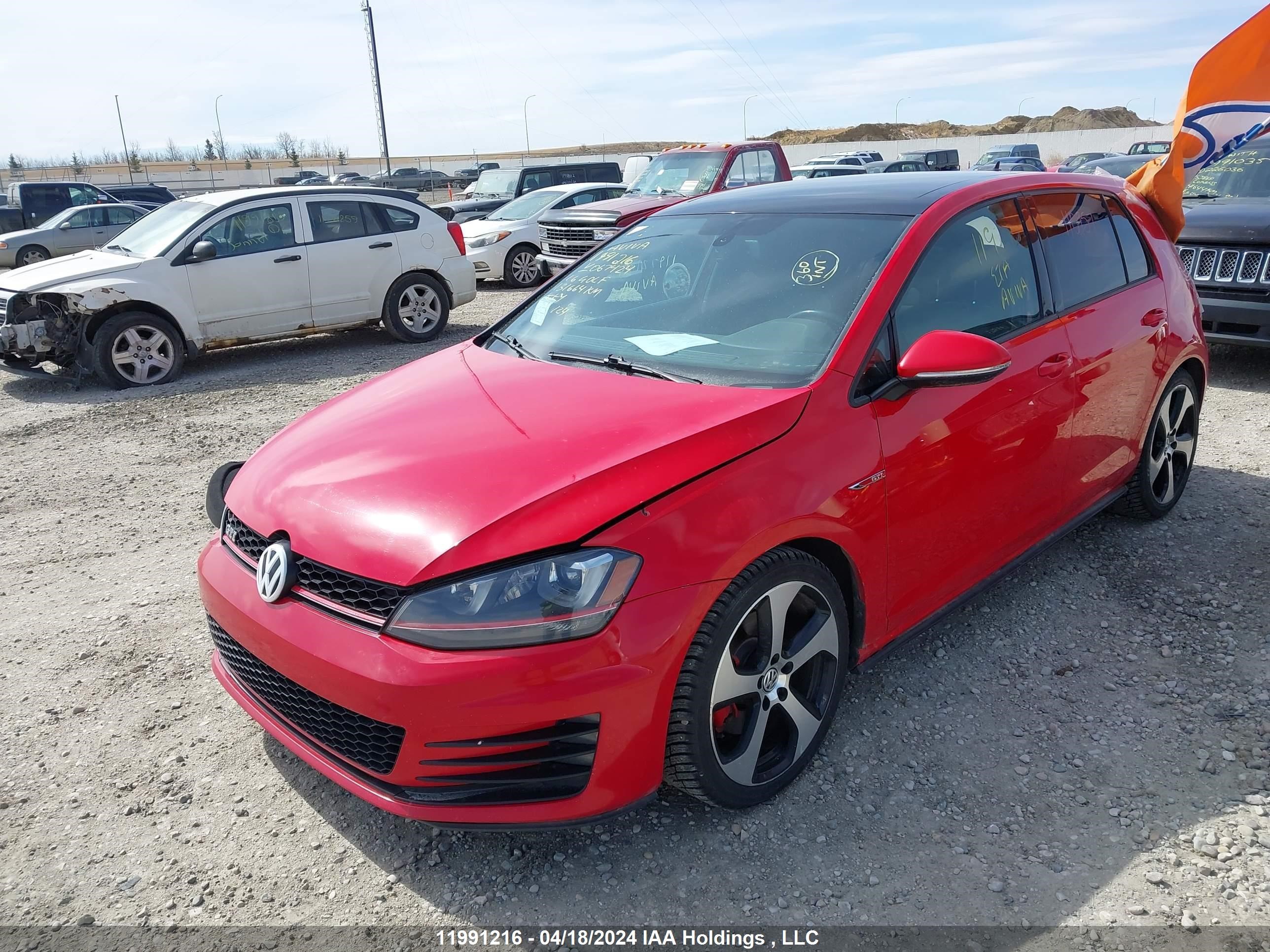 Photo 1 VIN: 3VW5T7AU6GM067424 - VOLKSWAGEN GOLF GTI 