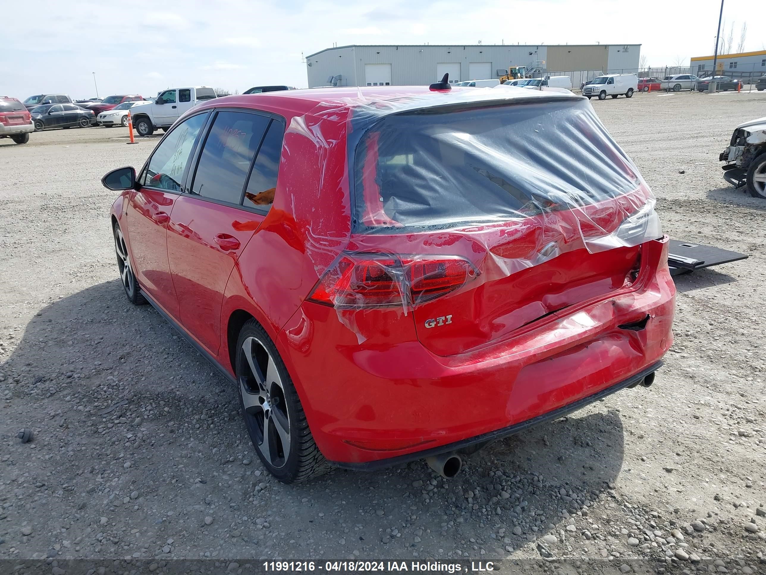 Photo 2 VIN: 3VW5T7AU6GM067424 - VOLKSWAGEN GOLF GTI 