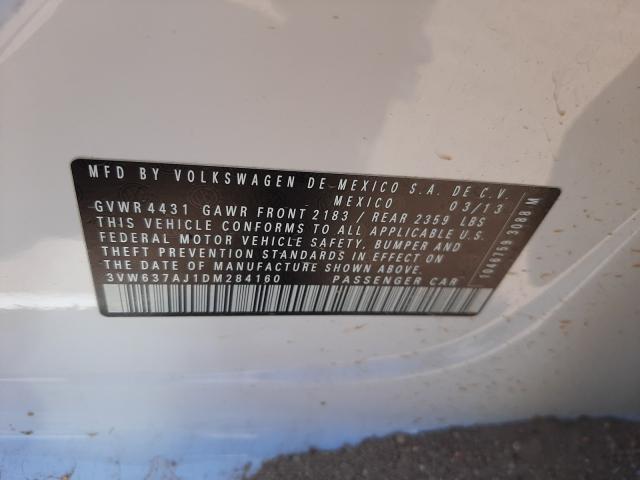 Photo 9 VIN: 3VW637AJ1DM284160 - VOLKSWAGEN JETTA HYBR 