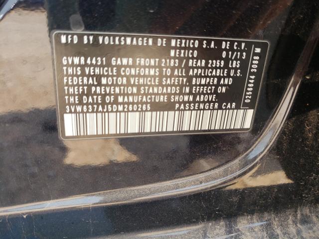 Photo 9 VIN: 3VW637AJ5DM260265 - VOLKSWAGEN JETTA HYBR 