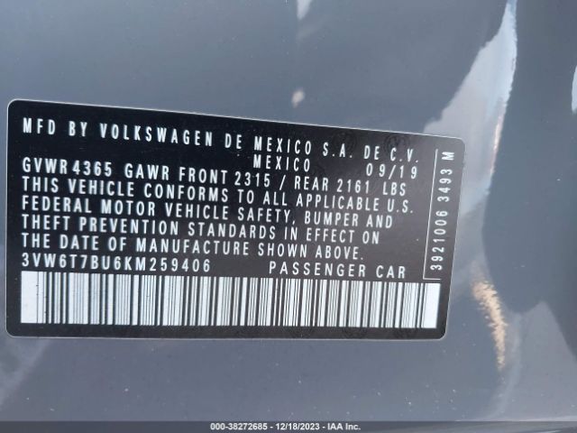 Photo 8 VIN: 3VW6T7BU6KM259406 - VOLKSWAGEN JETTA GLI 