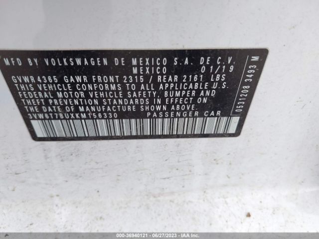 Photo 8 VIN: 3VW6T7BUXKM156330 - VOLKSWAGEN JETTA GLI 