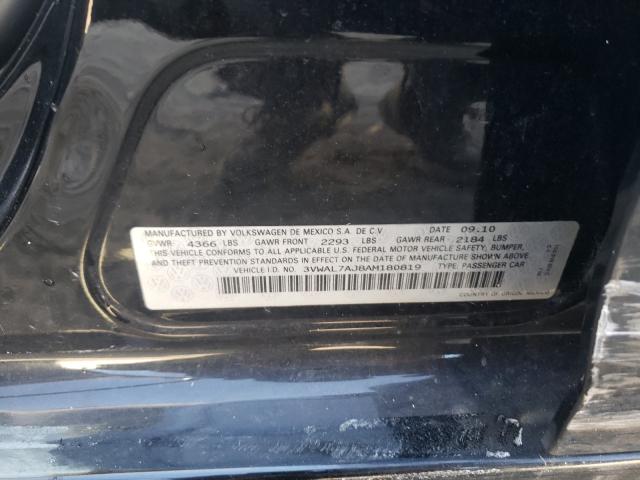 Photo 9 VIN: 3VWAL7AJ8AM180819 - VOLKSWAGEN JETTA TDI 