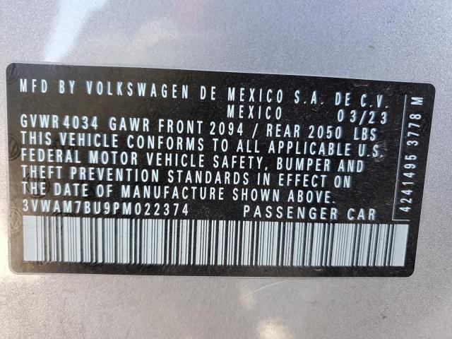 Photo 11 VIN: 3VWAM7BU9PM022374 - VOLKSWAGEN JETTA 