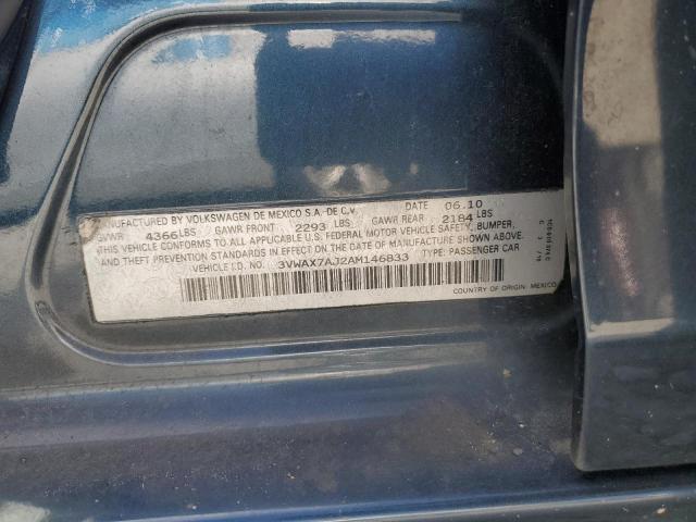 Photo 11 VIN: 3VWAX7AJ2AM146833 - VOLKSWAGEN JETTA LIMI 